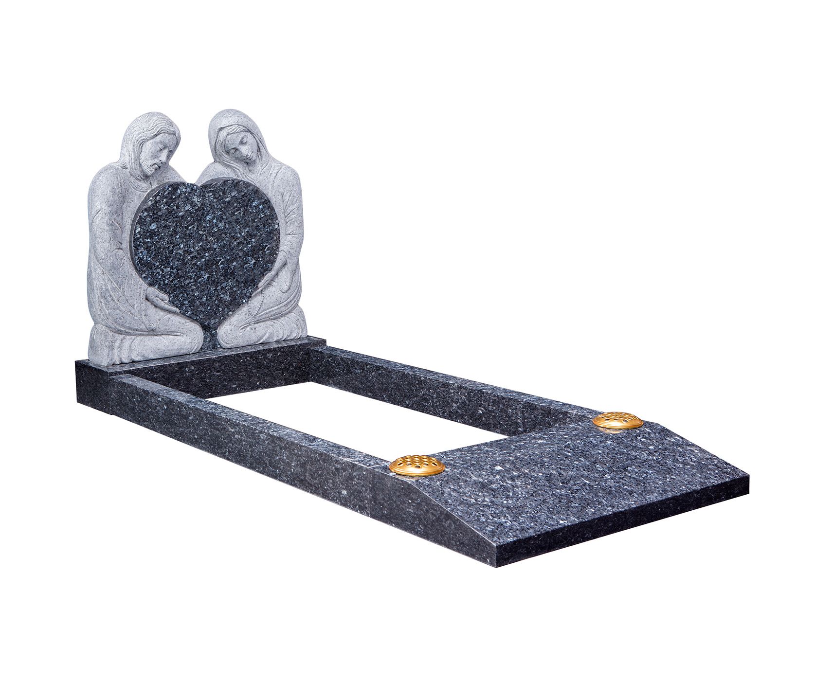 Blue Pearl Holy Family Granite Kerbset Memorial