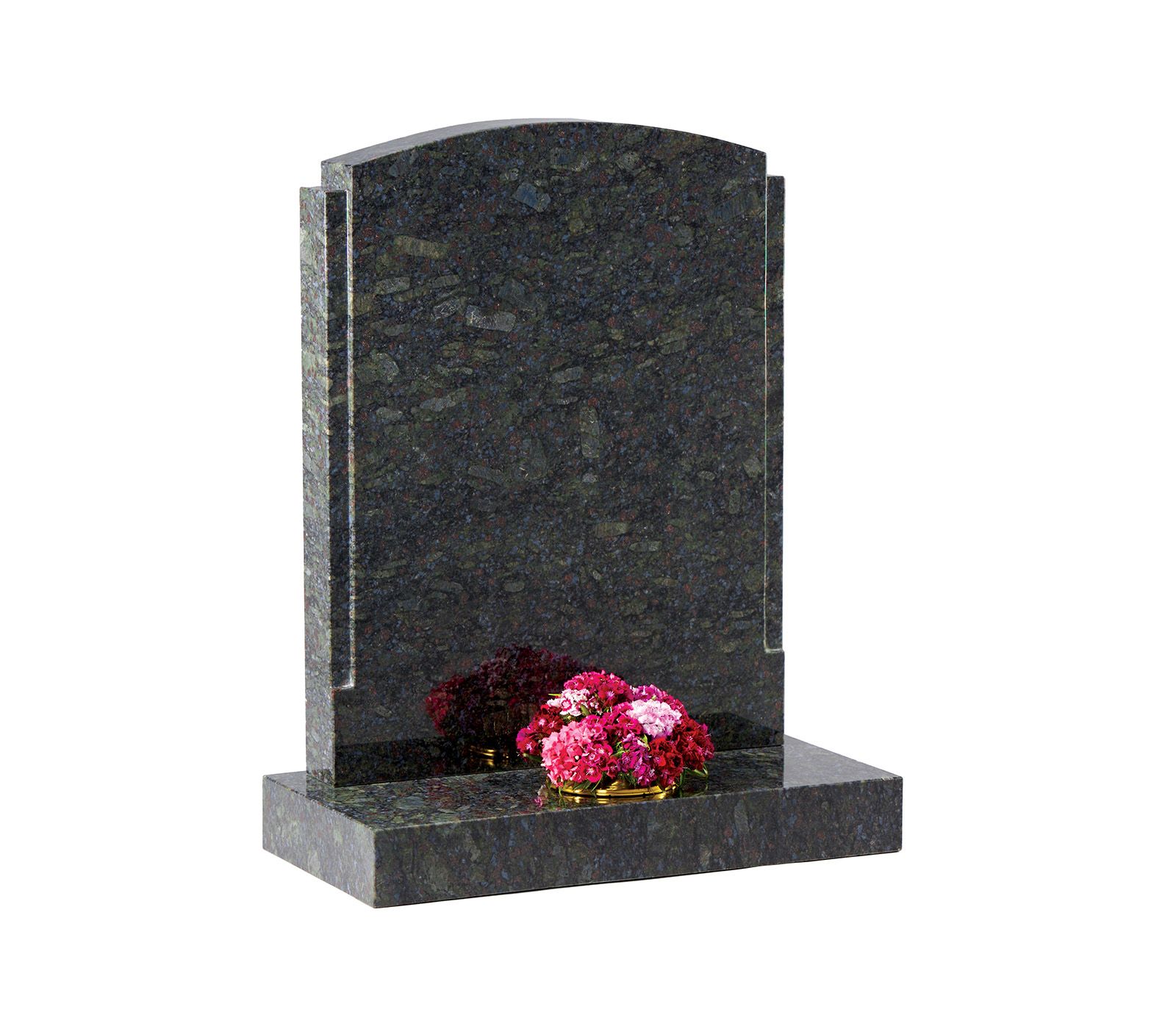 Butterfly Blue Polished Rebates Granite Memorial