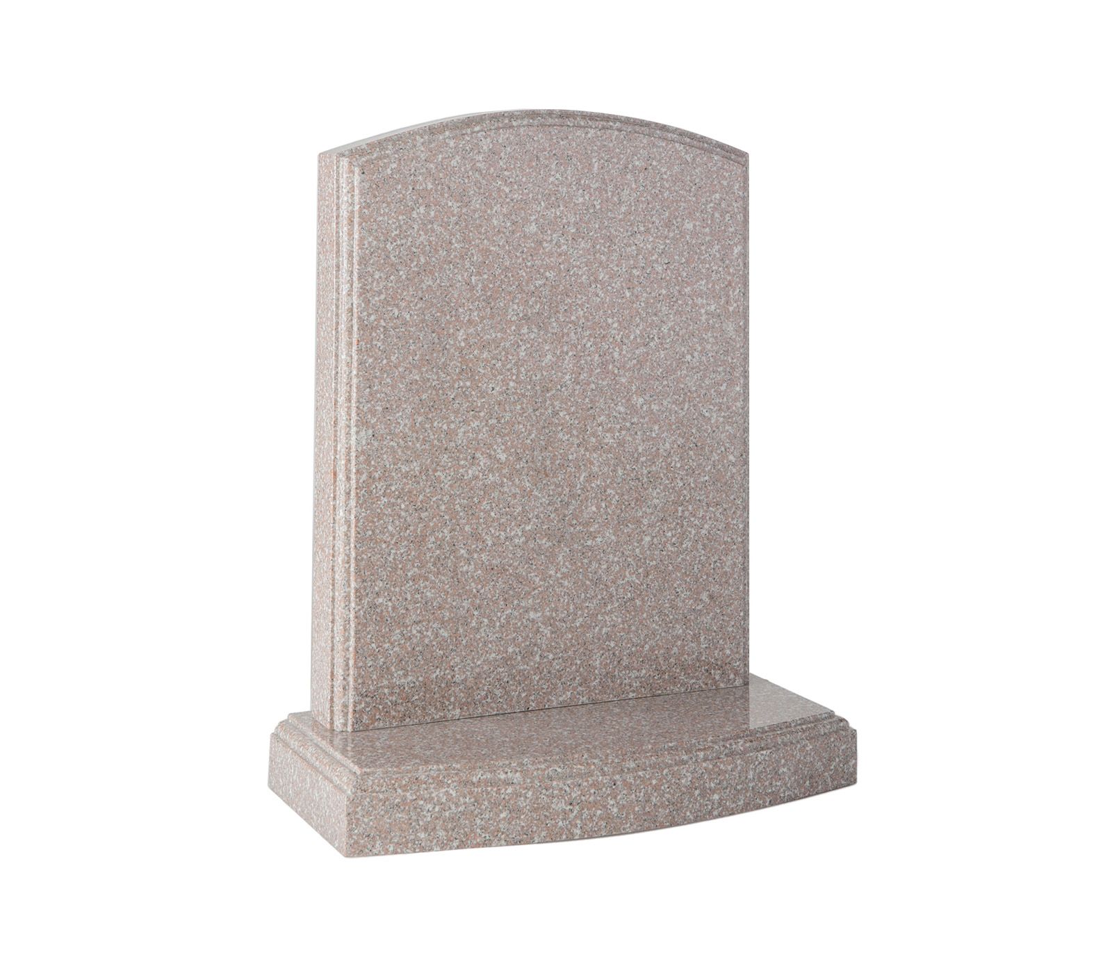 Xiamen Pink Moulded Edge Granite Memorial