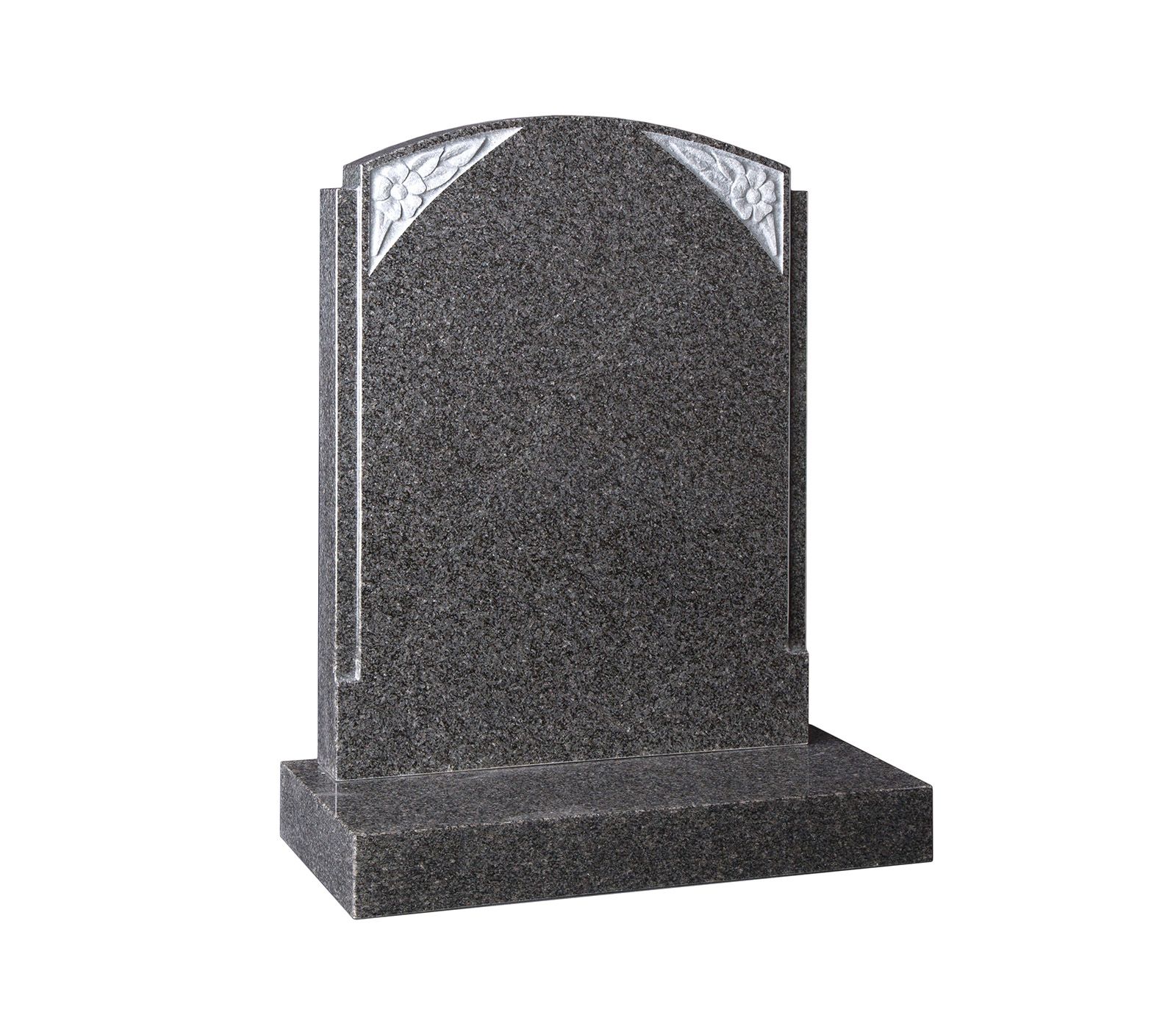 Dark Grey Art Deco Churchyard Memorial