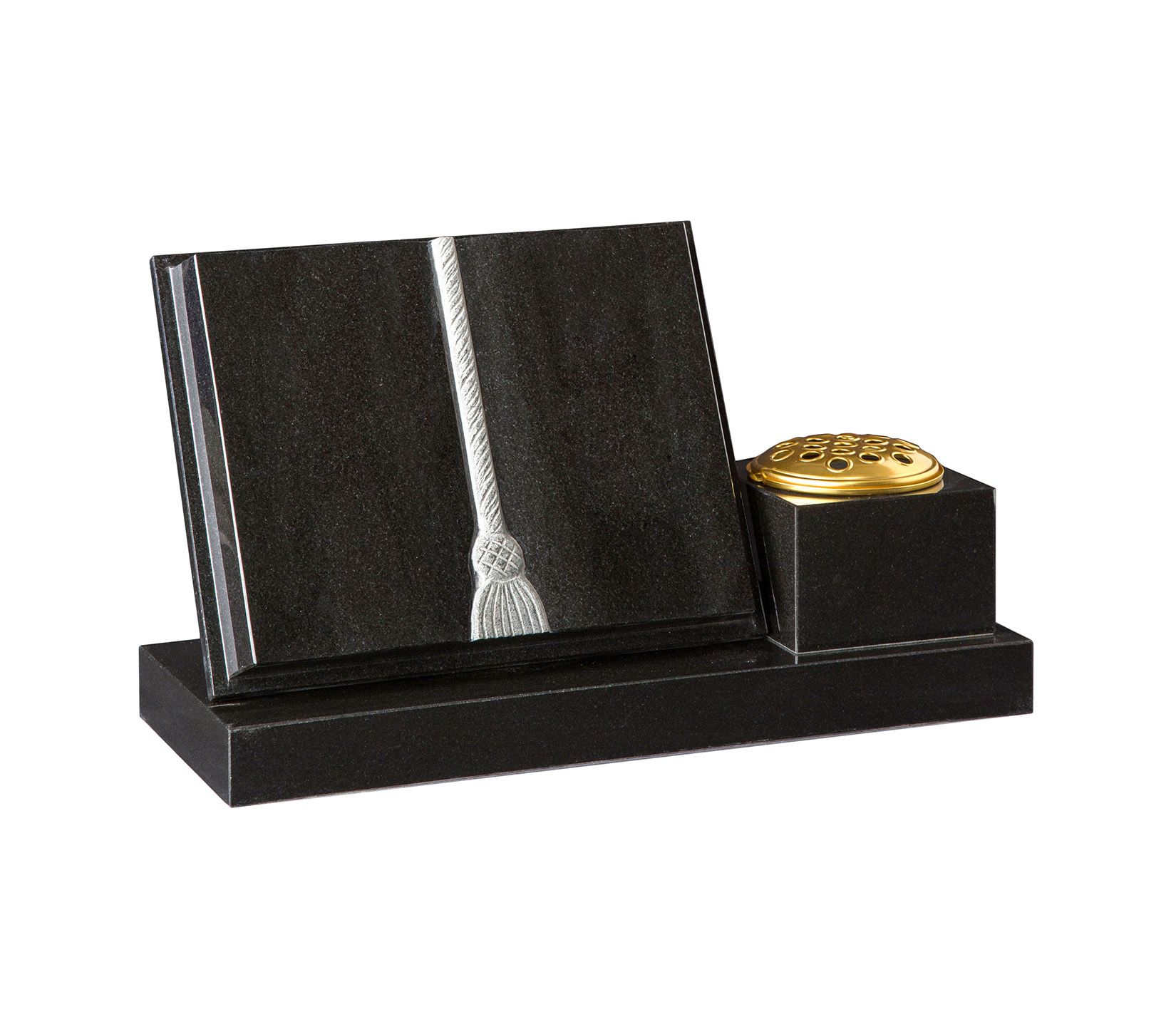 Black Book Granite Cremation Memorial