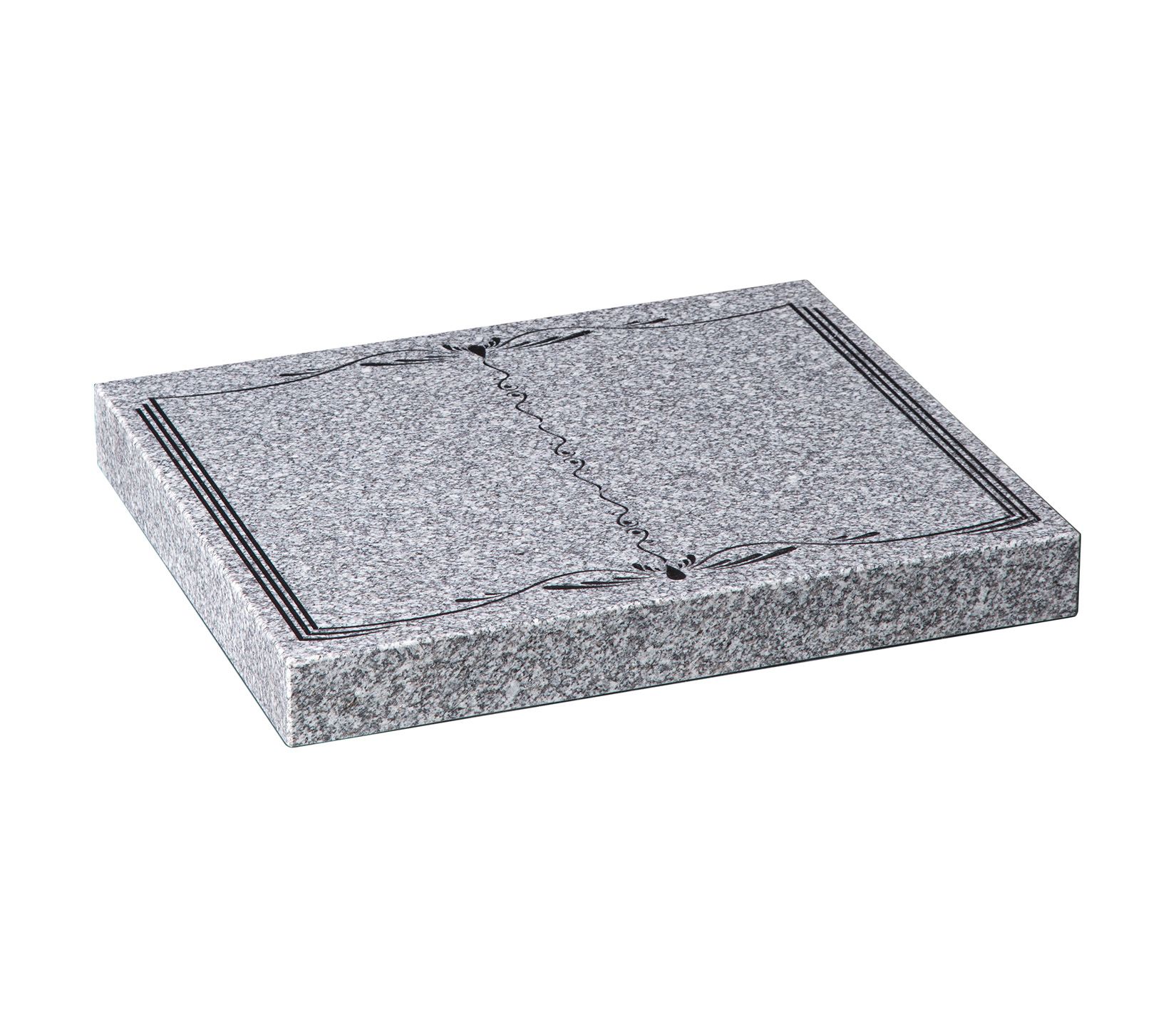 Lunar Grey Book Granite Cremation Tablet