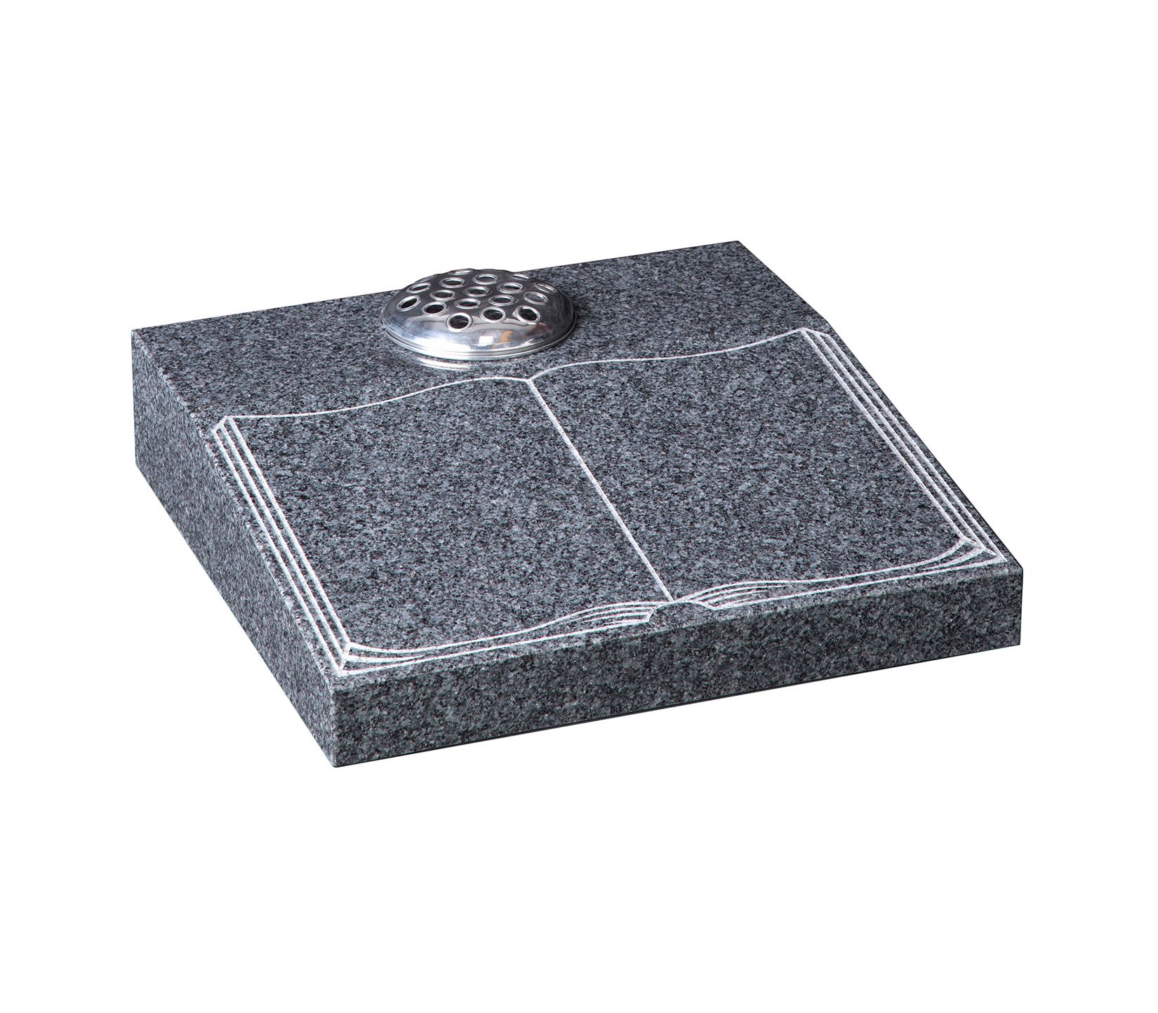Glenaby Sandblasted Book Granite Cremation Tablet