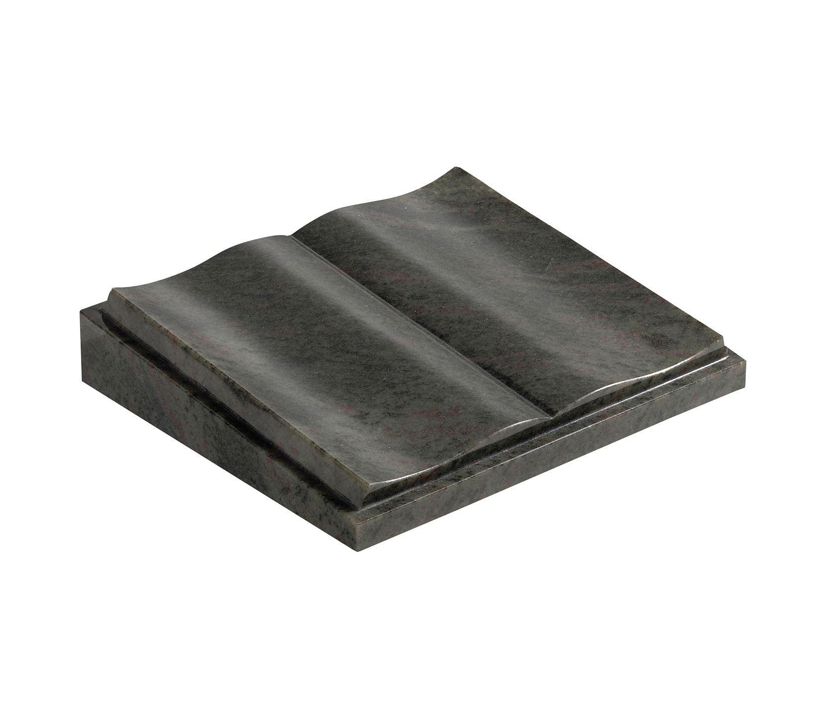 Tropical Green Hand Book Granite Cremation Memorial