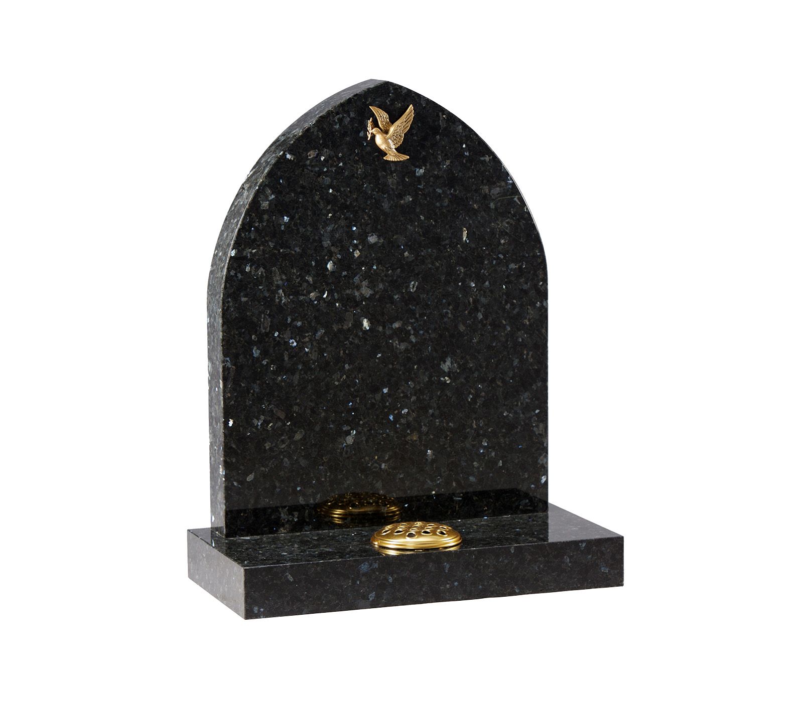 Emerald Pearl Granite Memorial Headstone