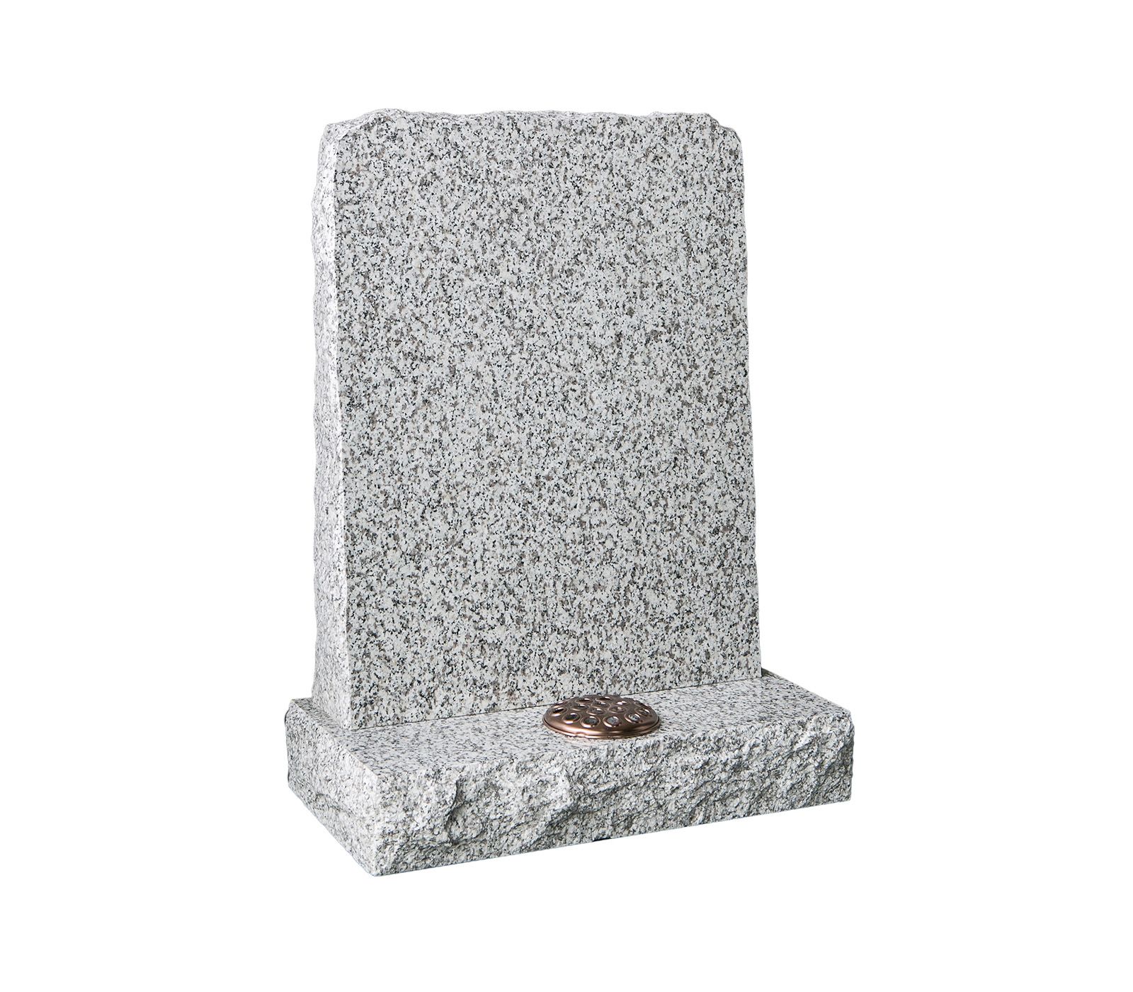 Celtic Grey Rustic Tapered Boulder Style Granite Memorial Headstone