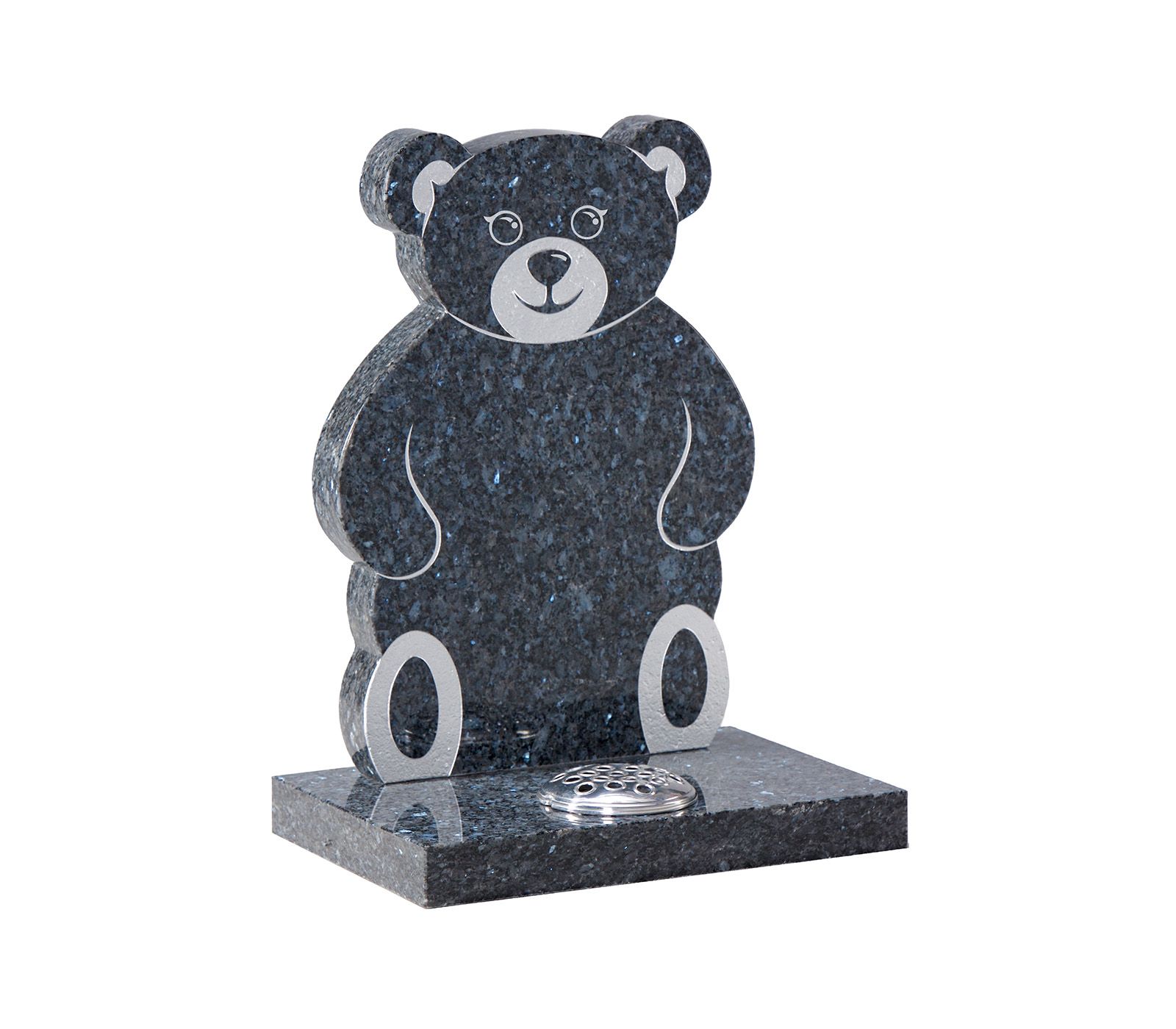 Blue Pearl Granite Teddy Children’s Memorial Headstone
