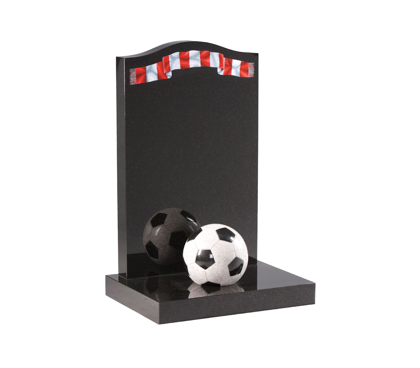 Black Granite Football Shirt Children’s Memorial Headstone