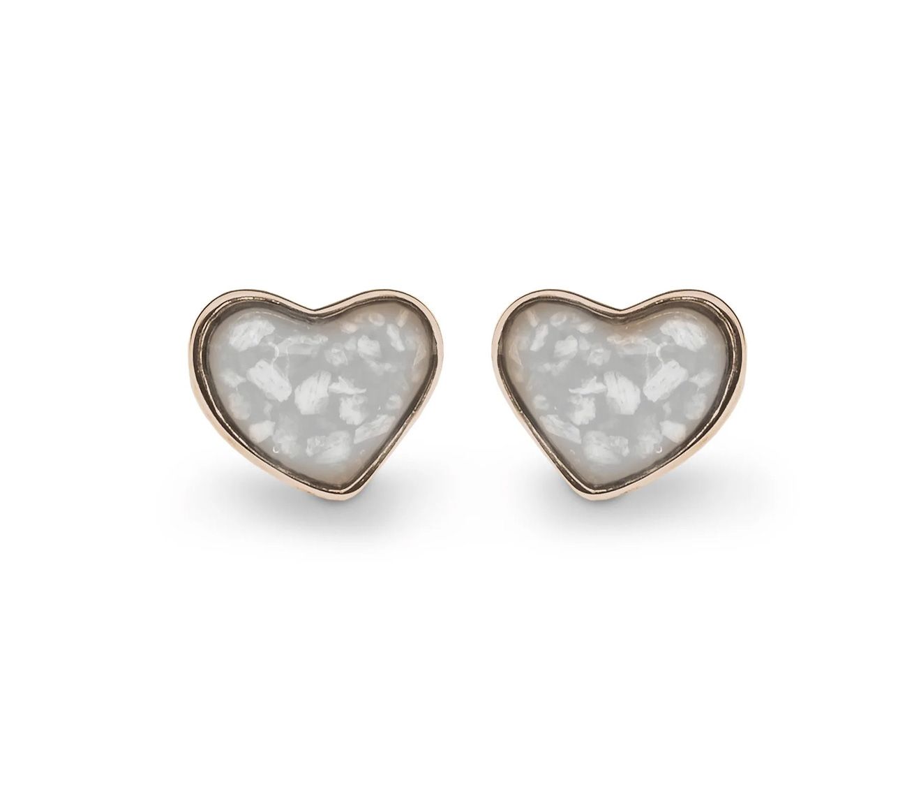 White & Rose Gold Cherish Earrings
