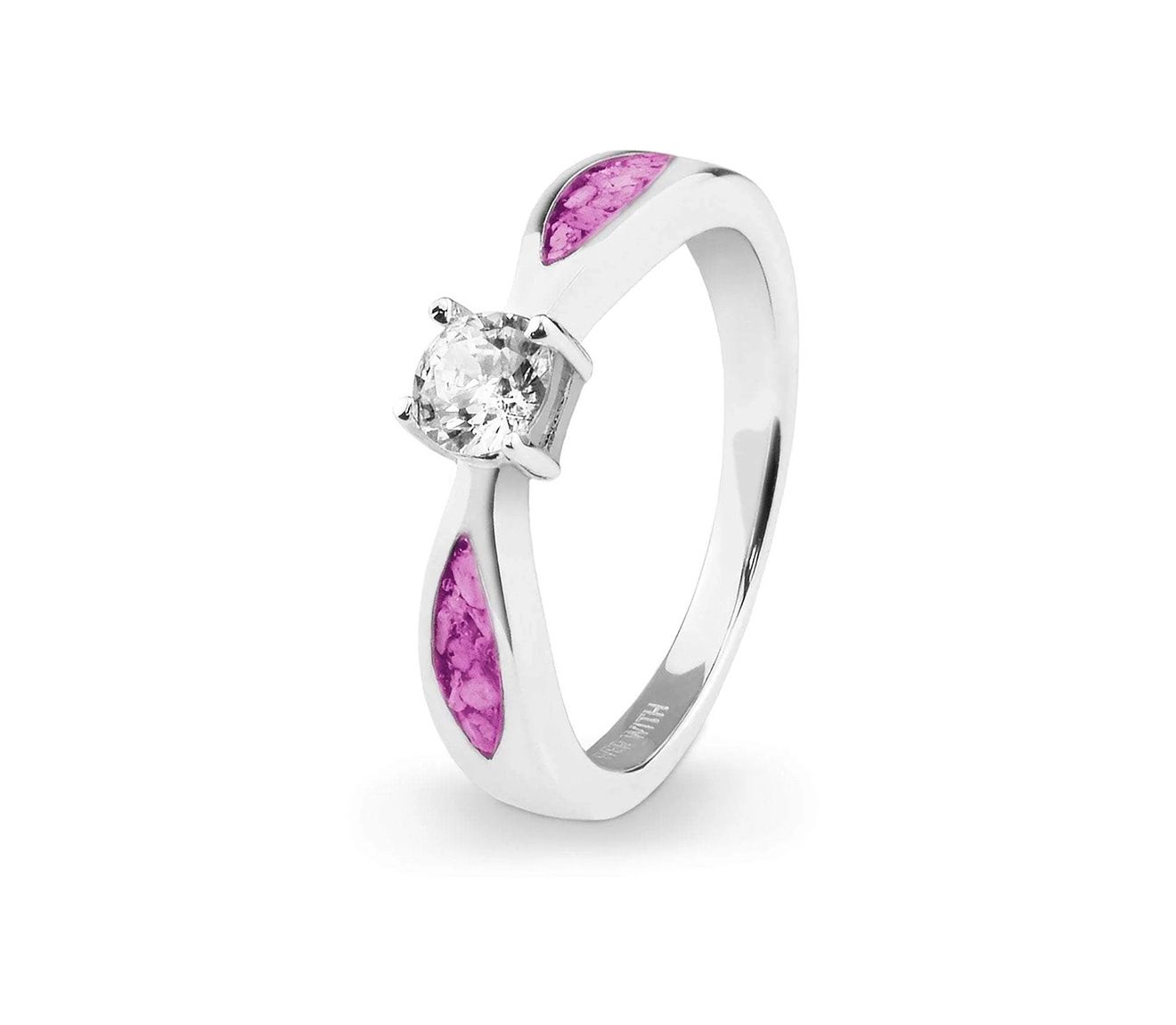 Clear & Silver Solitaire Ring