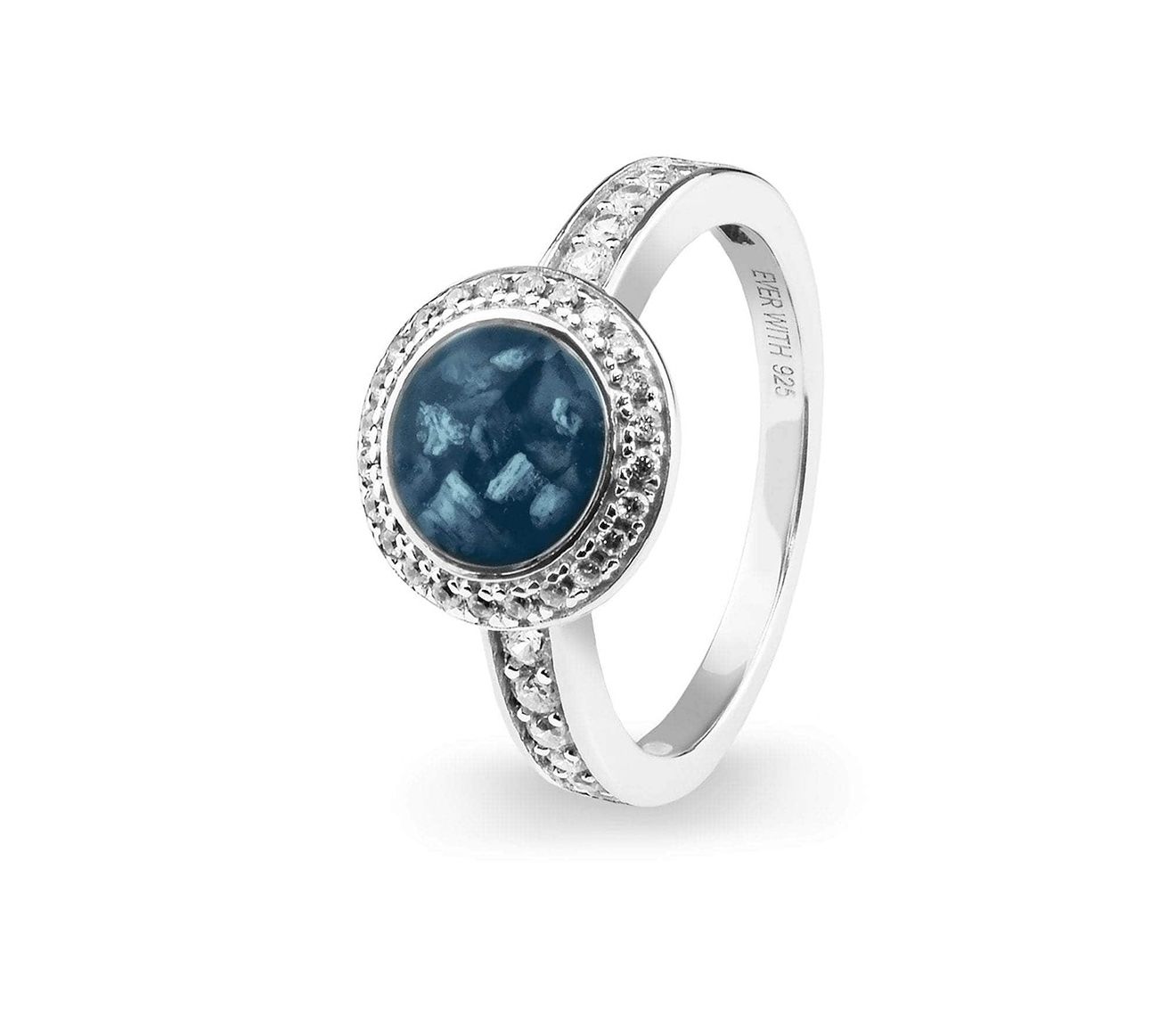 Blue & Silver Radiance Ring