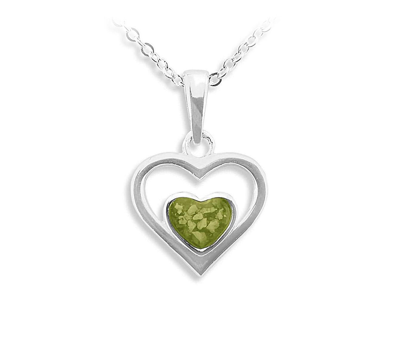 Green & Silver Comfort Pendant