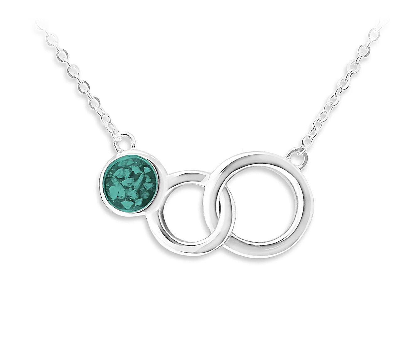 Aqua & Silver Praise Pendant