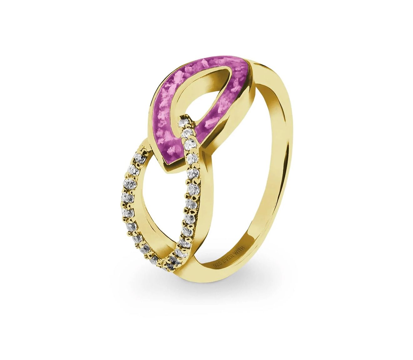 Pink & Gold Unity Ring