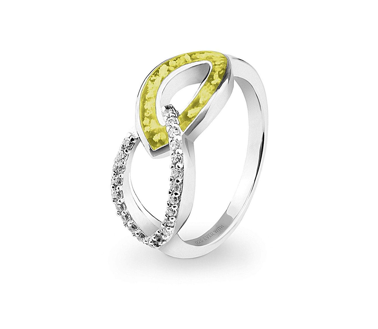 Yellow & Silver Unity Ring