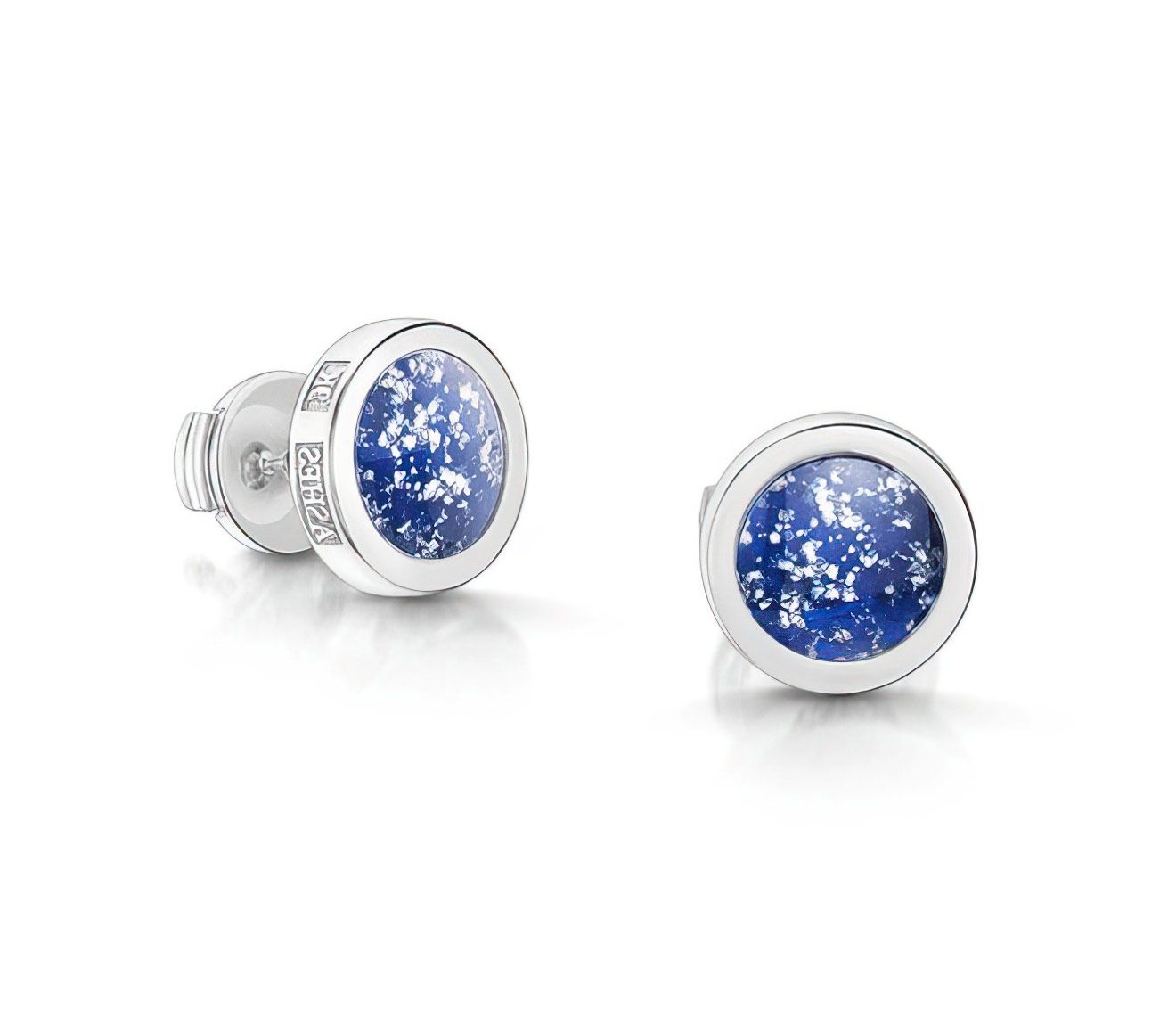 Blue & Silver Classic Earrings