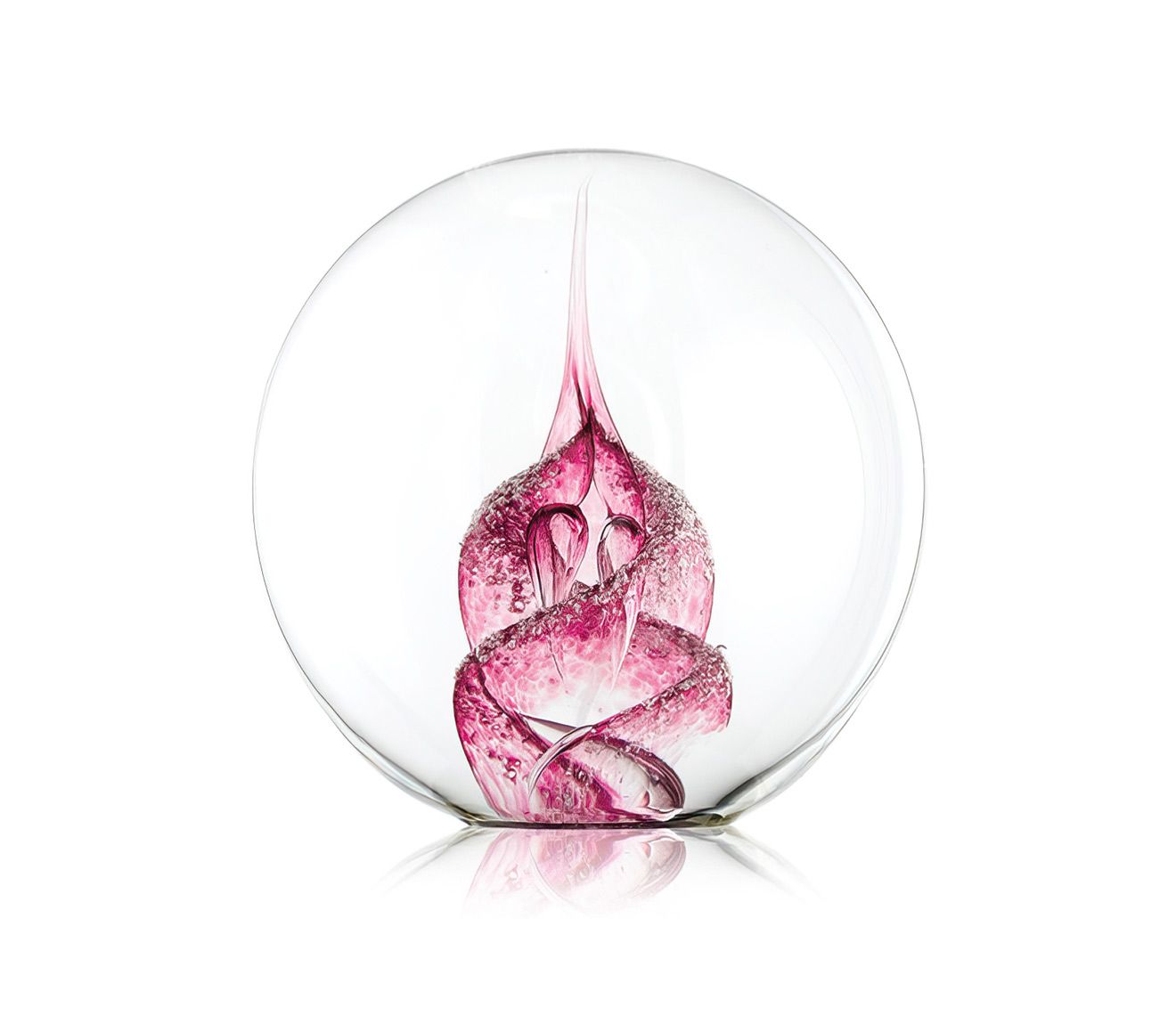 Ruby Ashes Paperweight