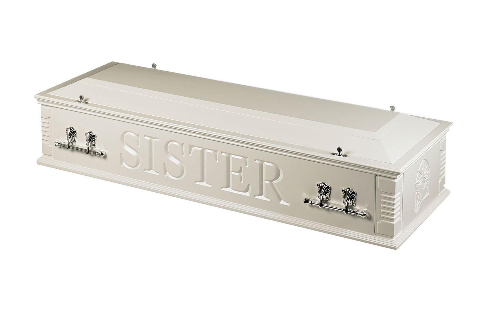 Britannia White Artiste Casket