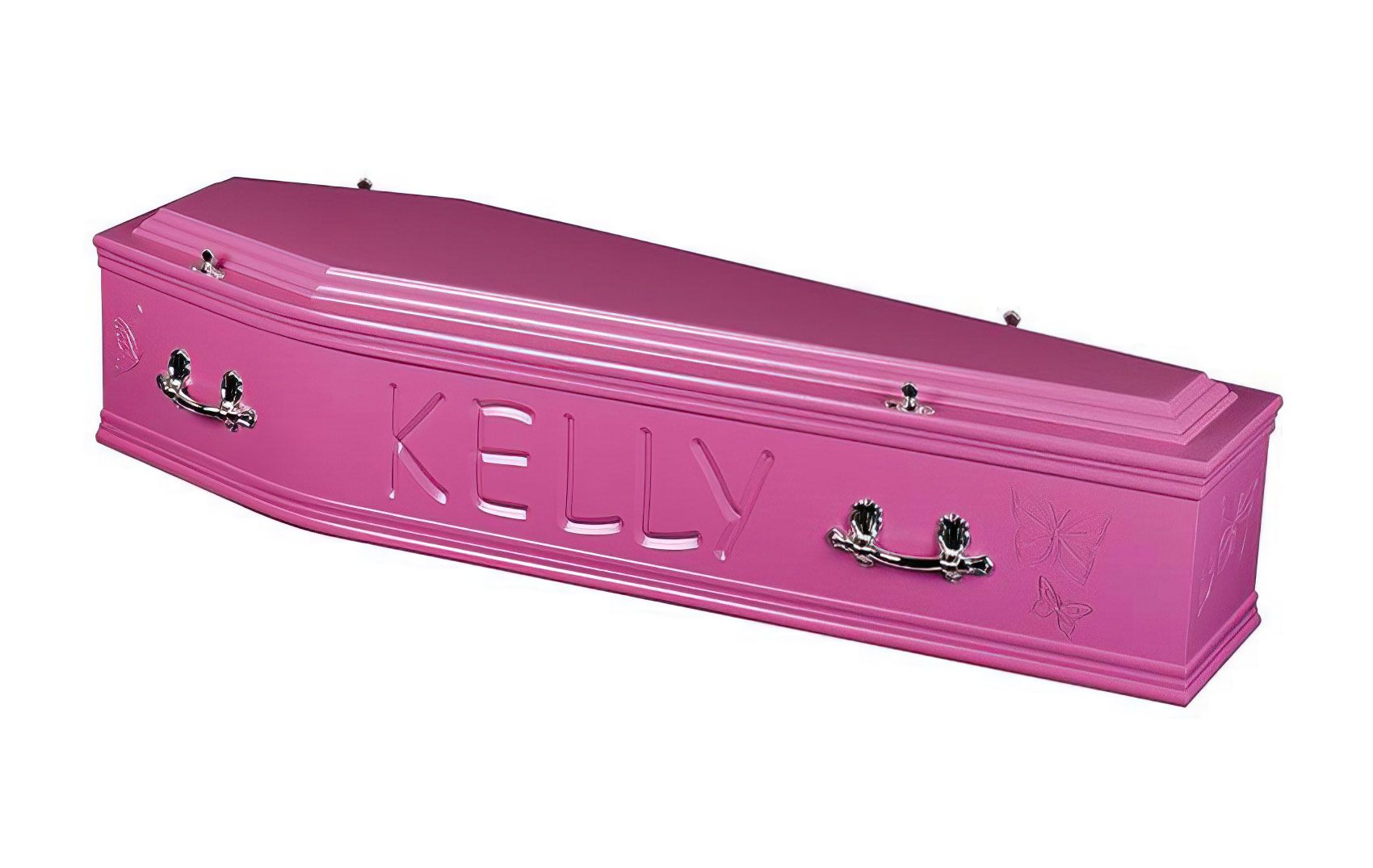 Pink Artiste Coffin