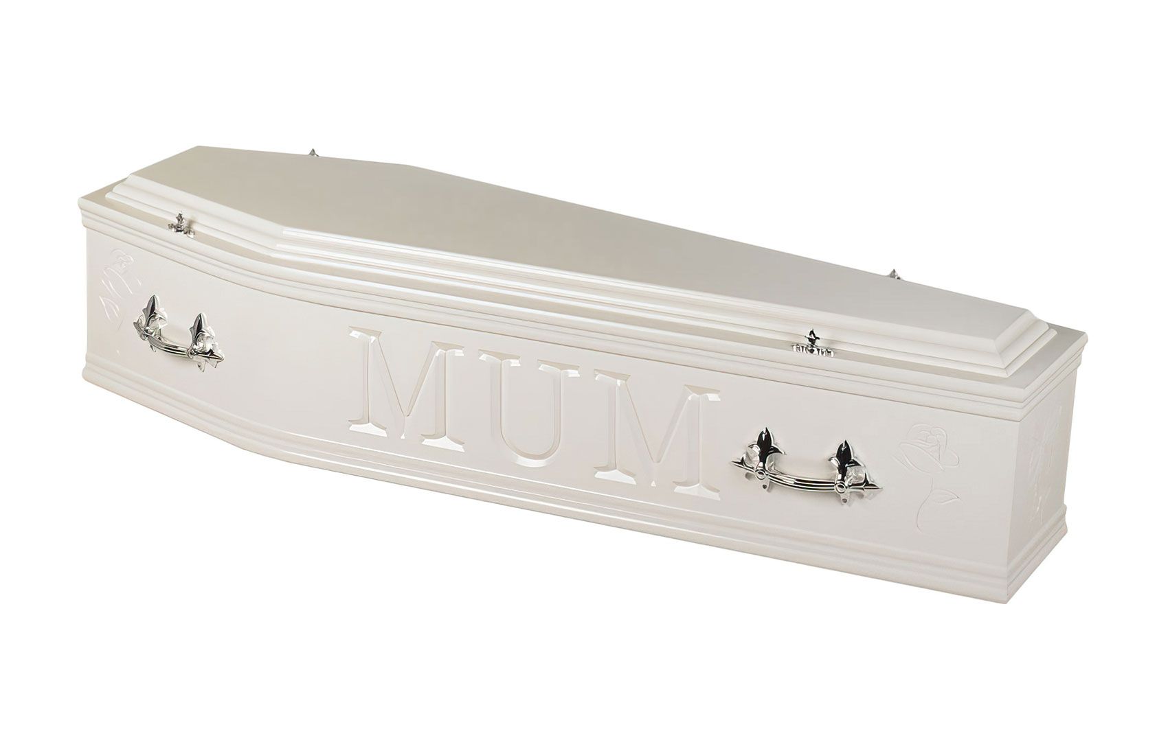 White Artiste Coffin