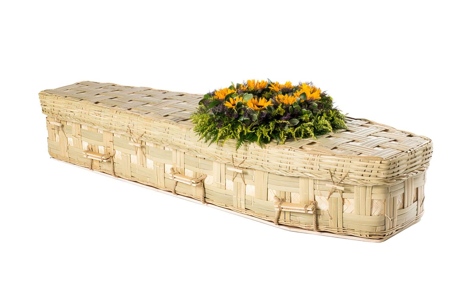 Bamboo Lattice Traditional Coffin