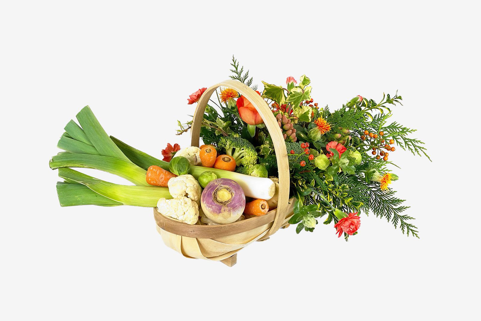 Vegetable Basket Floral Tribute (BES29)