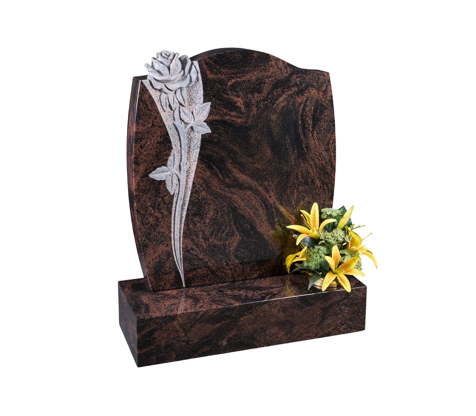 Arton Aurora Granite Memorial Headstone