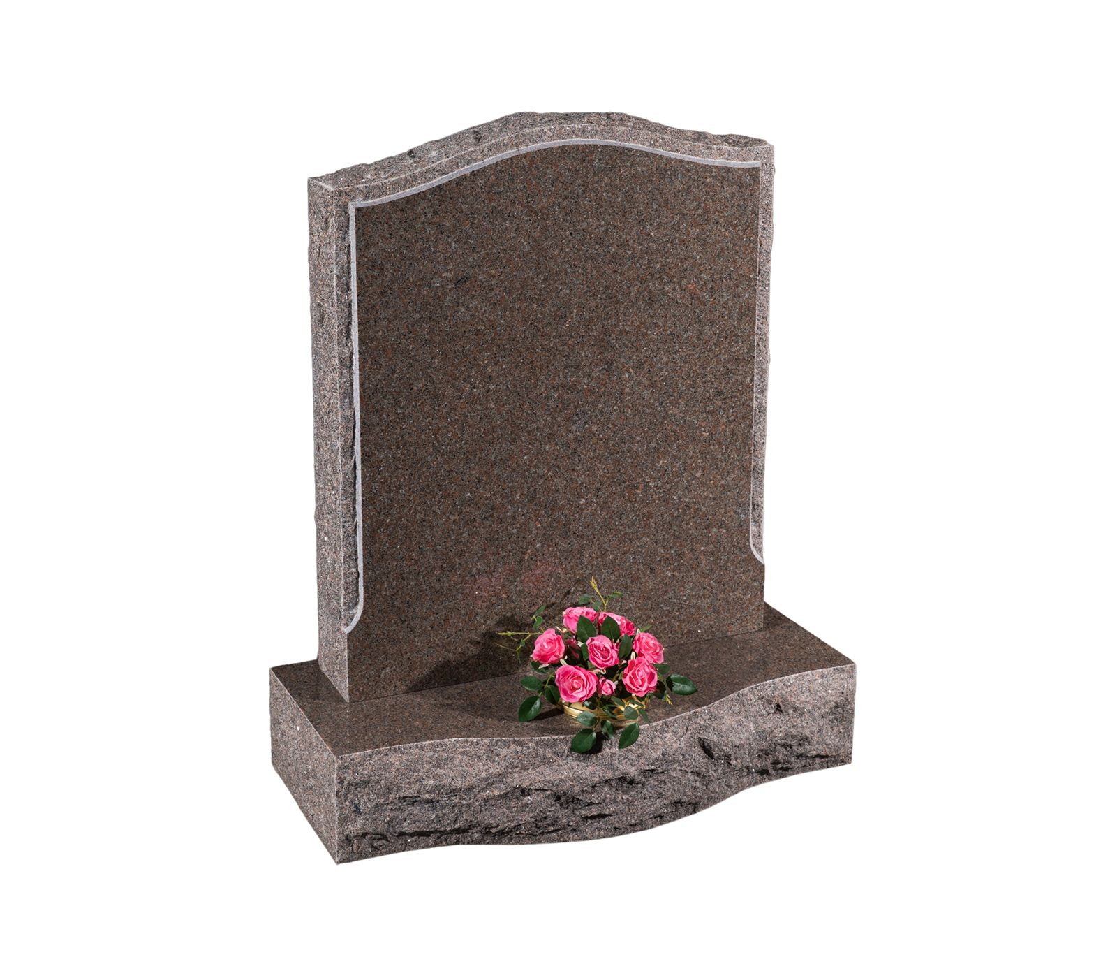 Craig Bohus Pink Granite Memorial Headstone