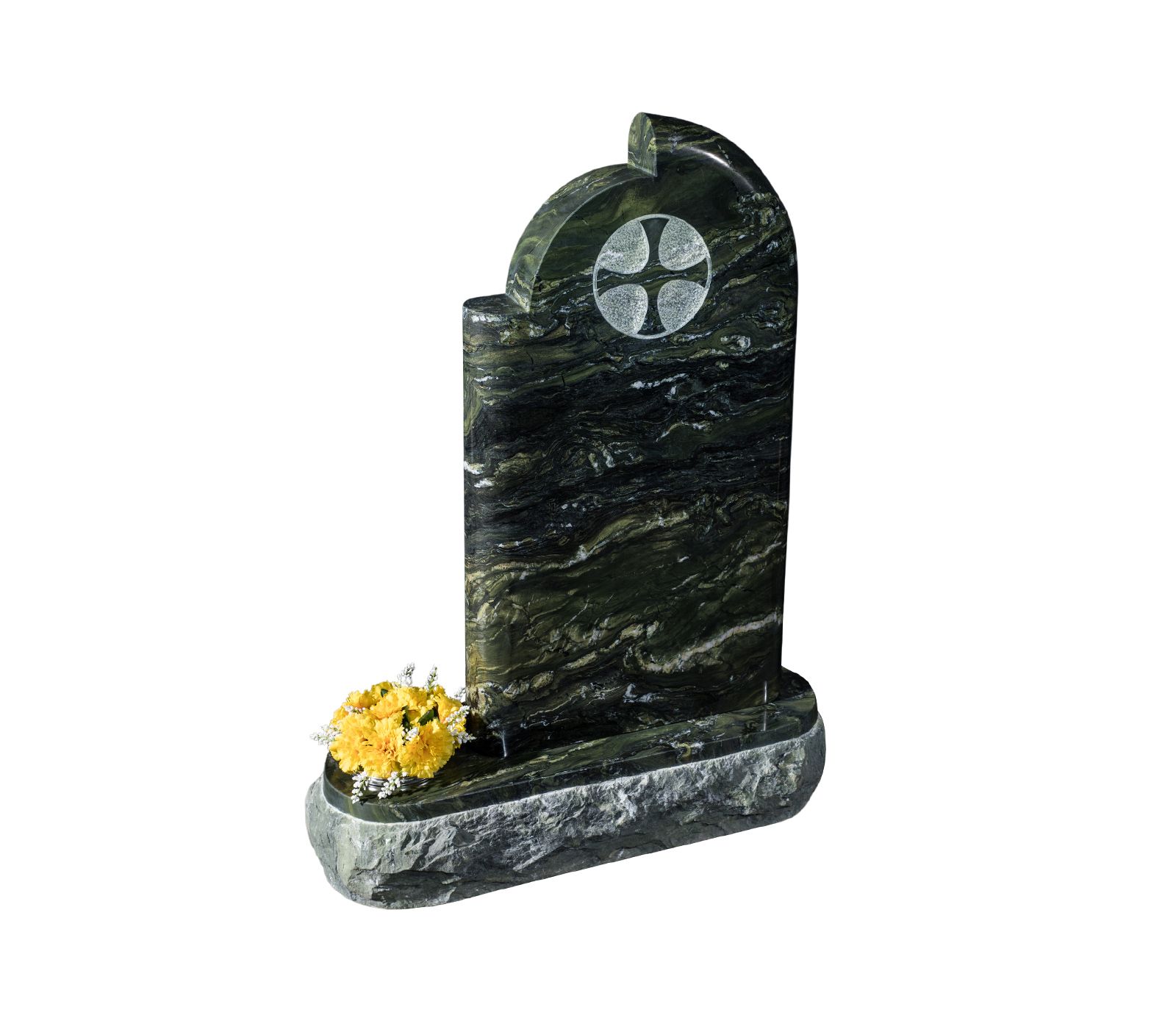 Esslemount Green Granite Memorial Headstone
