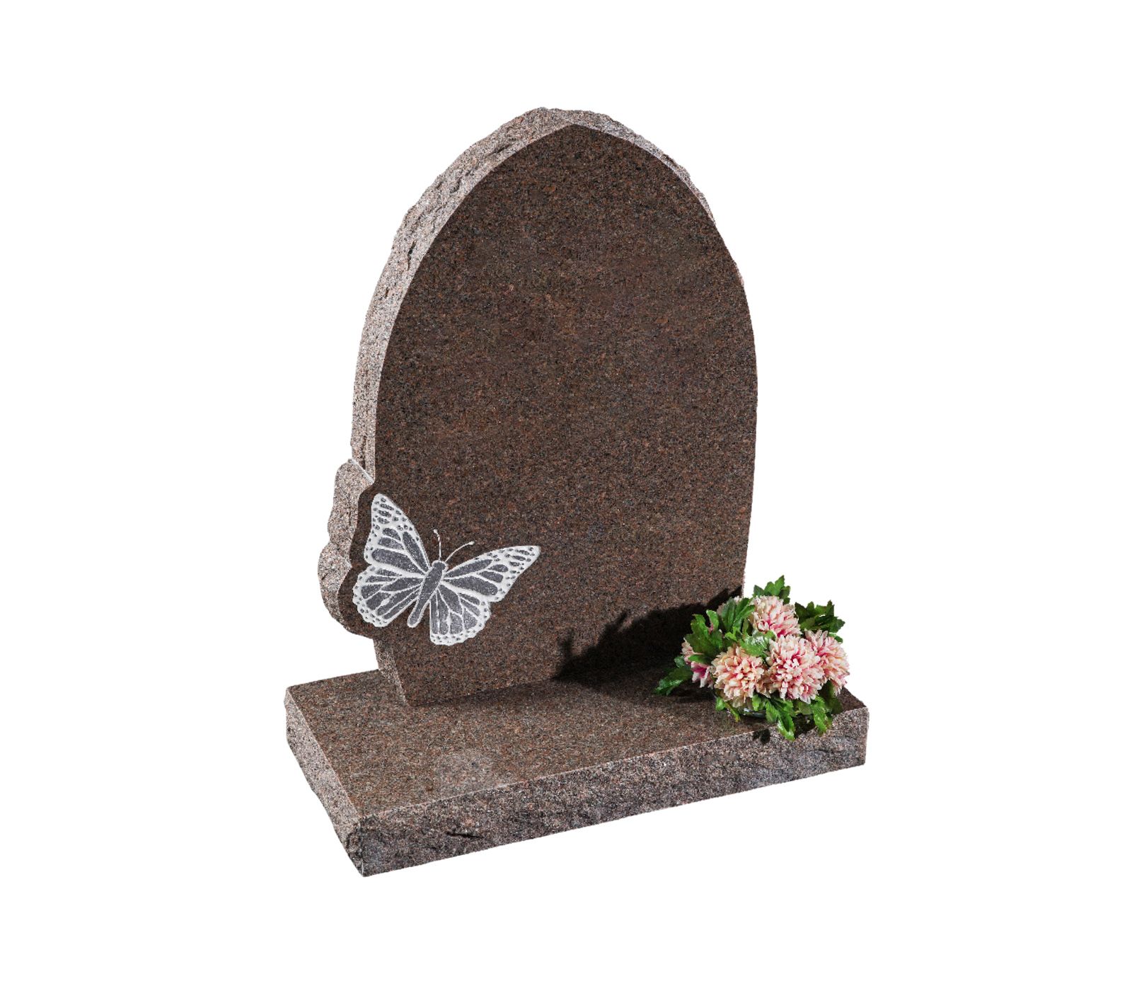 Perry Bohus Pink Granite Memorial Headstone