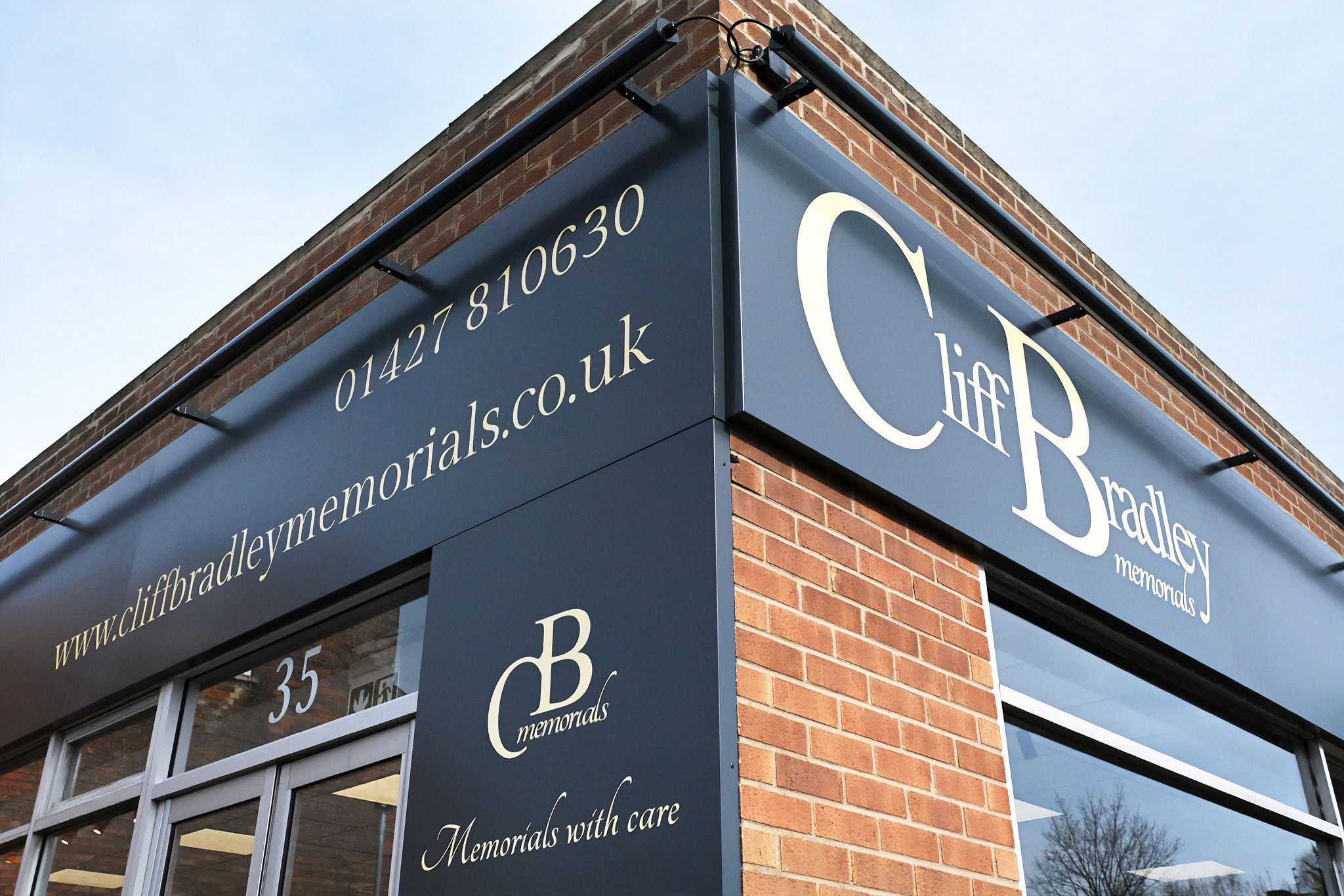 Cliff Bradley Memorials Showroom