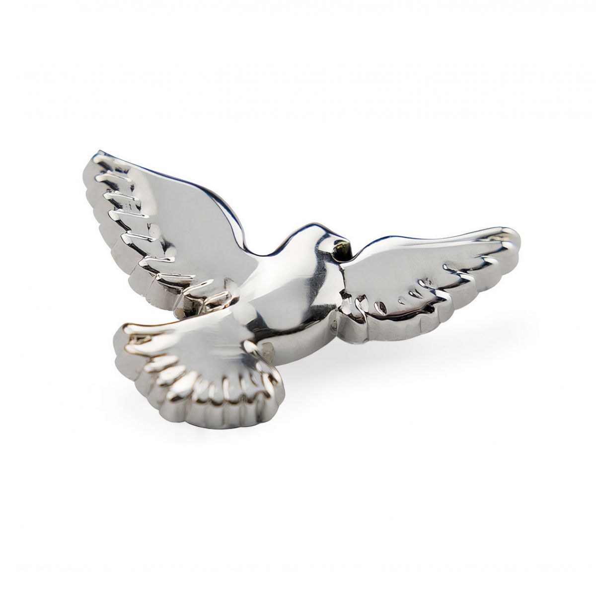Silver Dove Memorial Pin Badge
