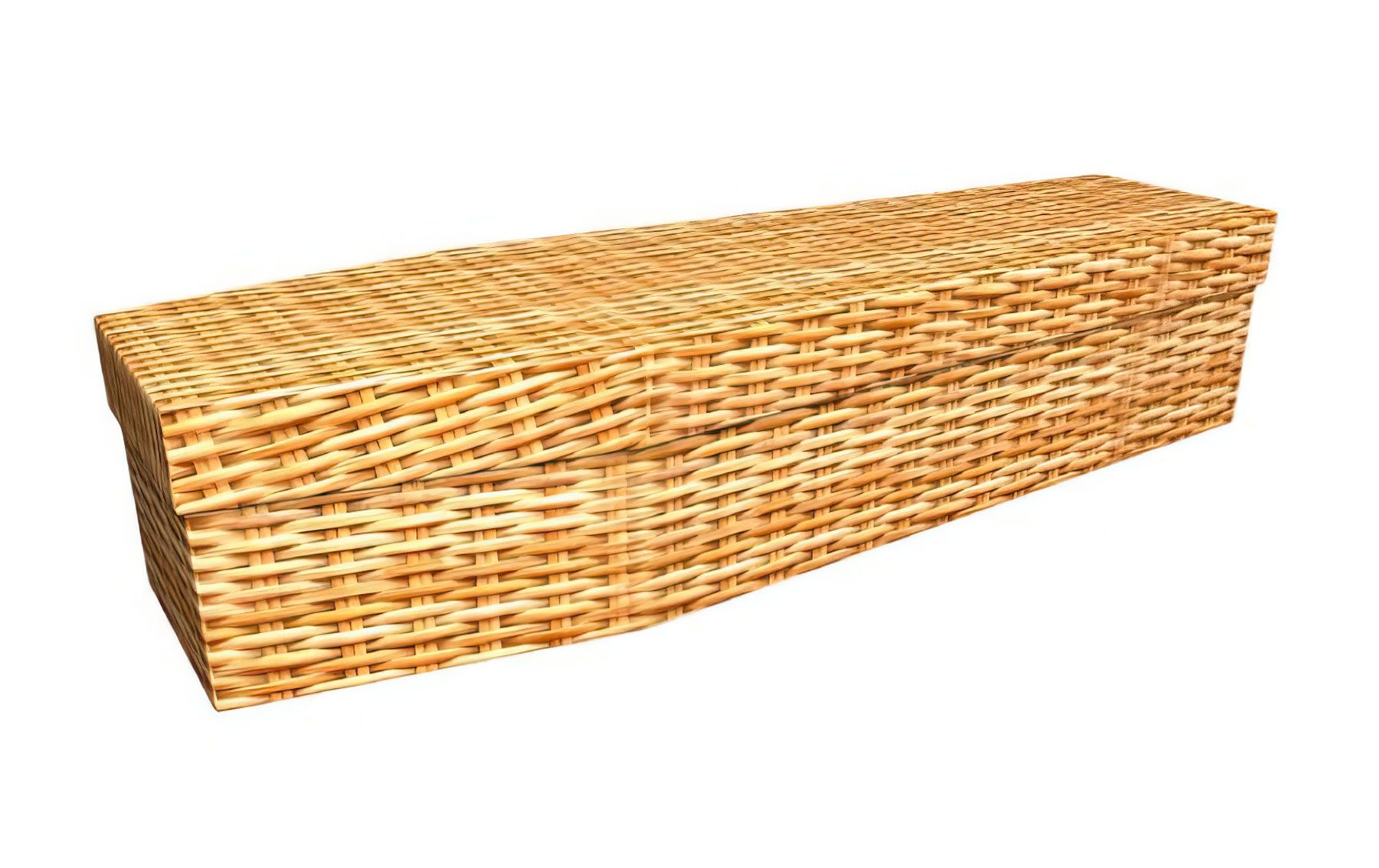 Wicker Effect Cardboard Coffin