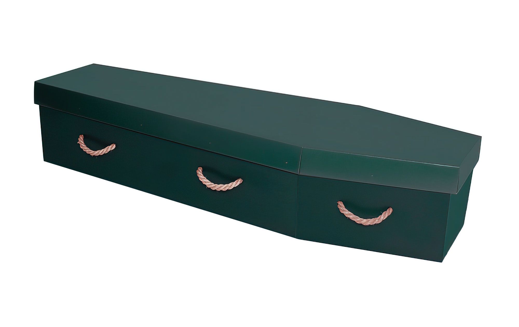 Woodland Green Cardboard Coffin