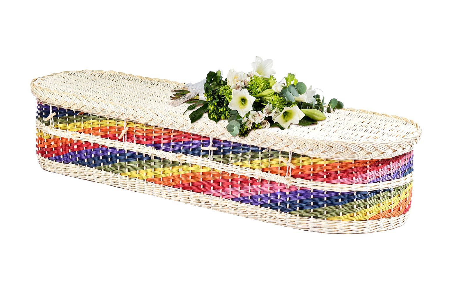 Willow Woodstoke Round Rainbow Coffin