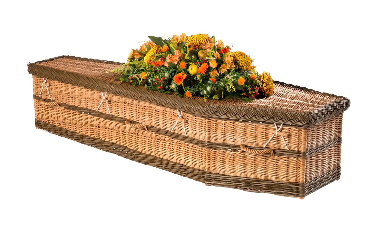Willow Traditional Brown Coffin