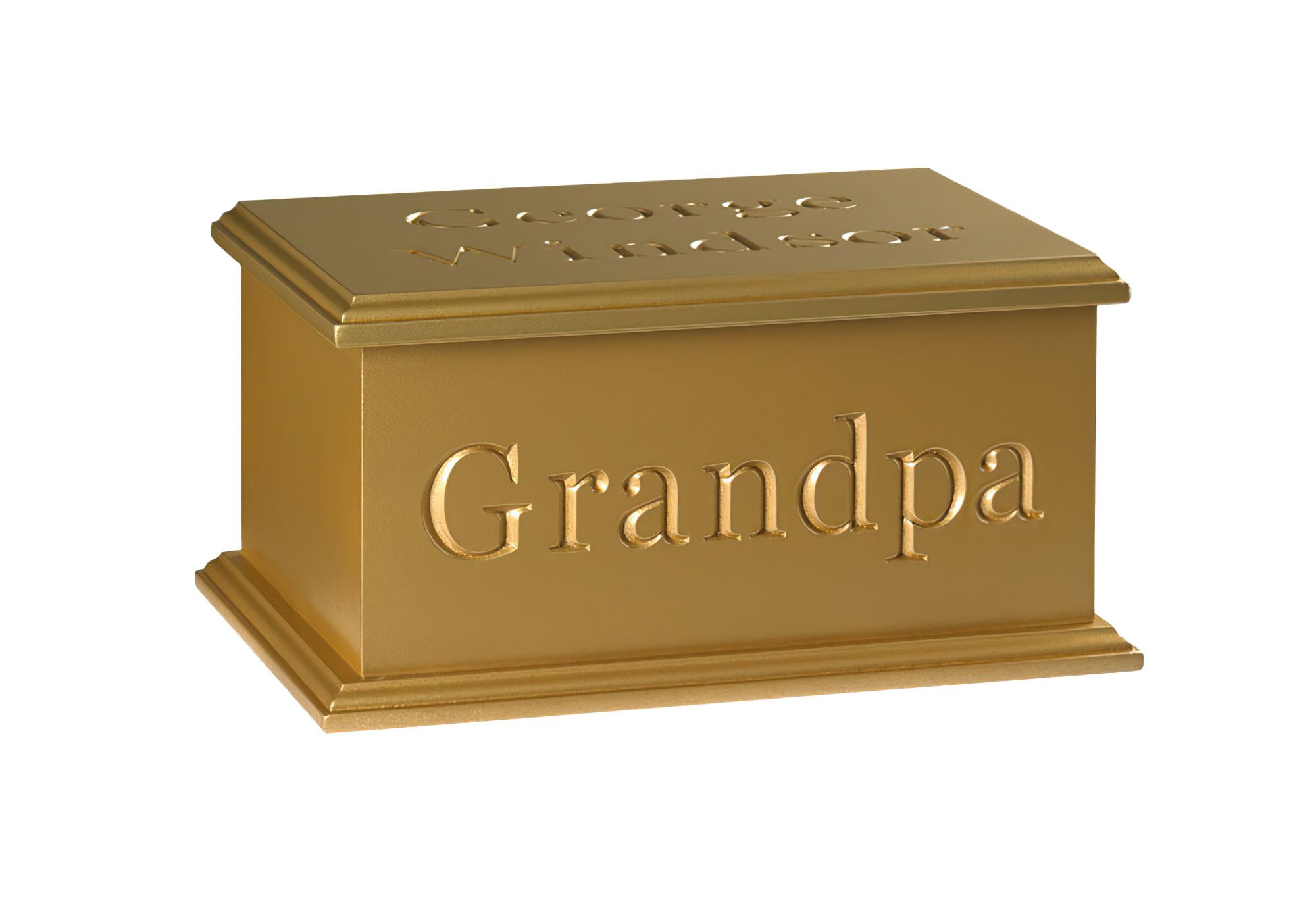 Artiste Gold Ashes Casket