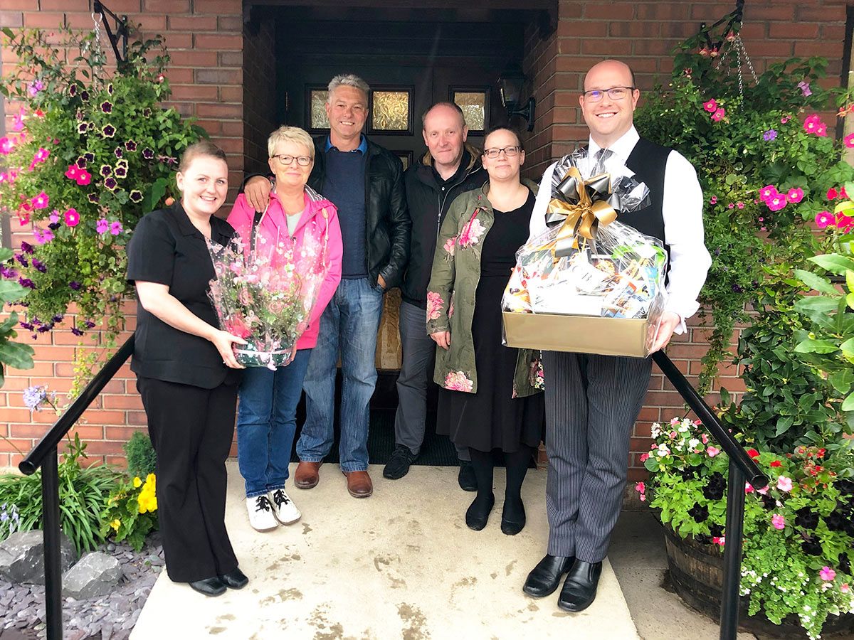 Hamper Donation to Scotter Ward