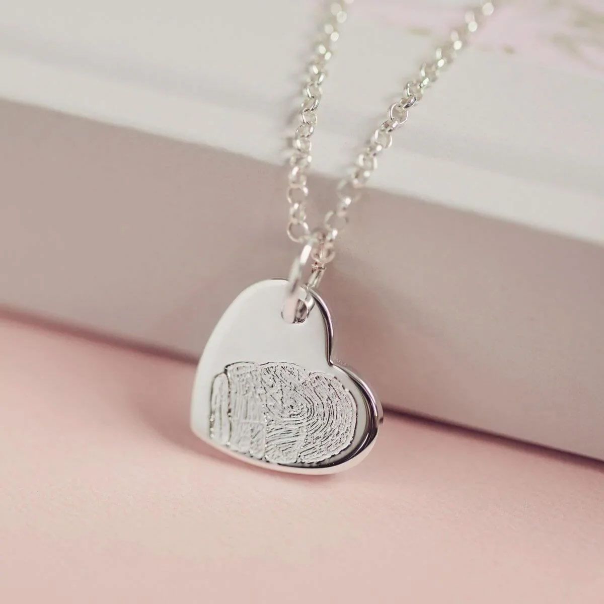 Heart Print Necklace