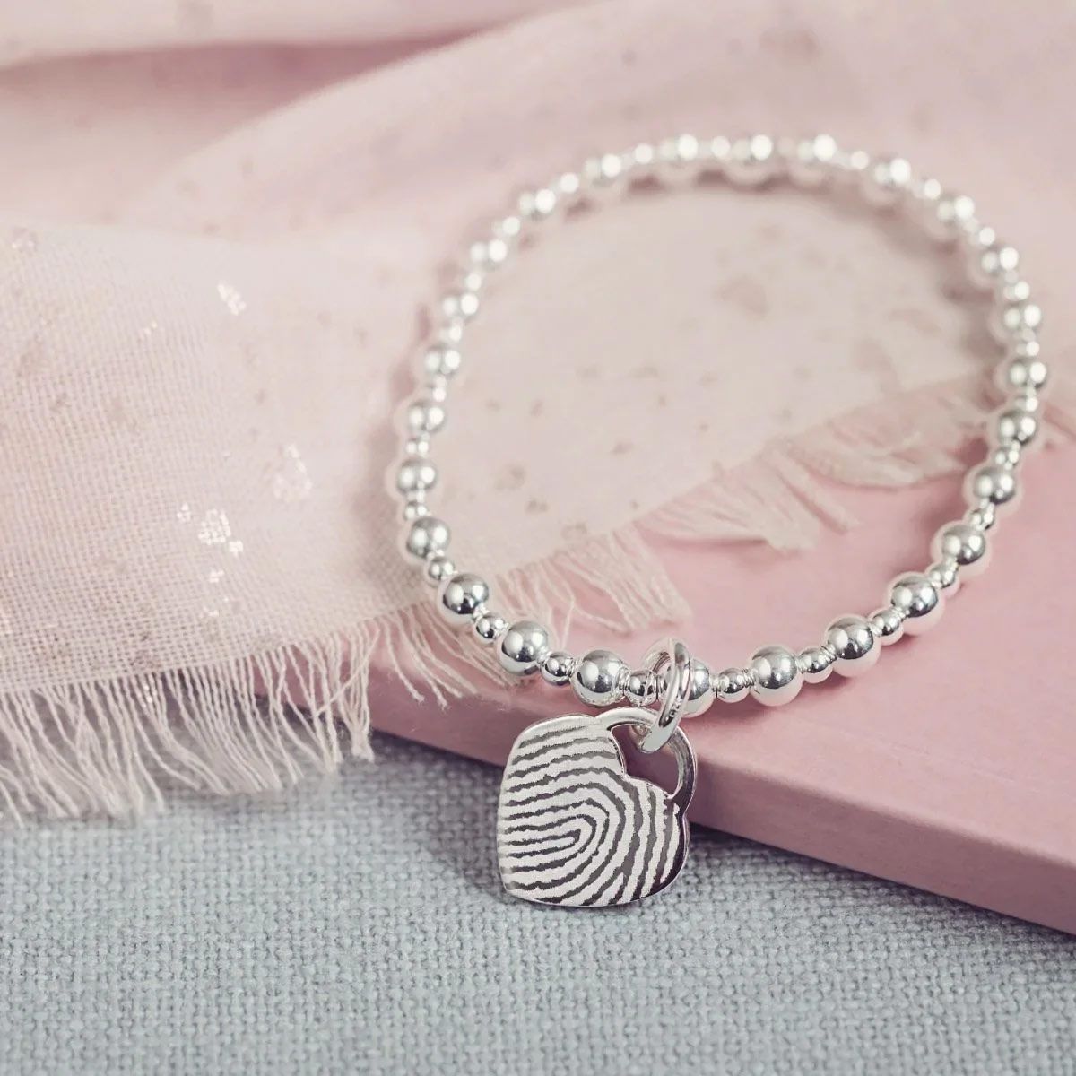 Bead Fingerprint Bracelet