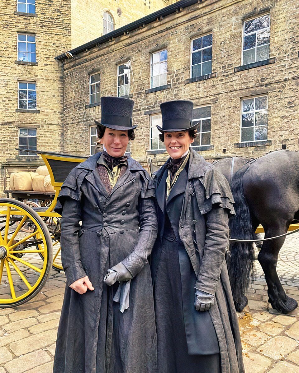 Karen Bassett with Suranne Jones