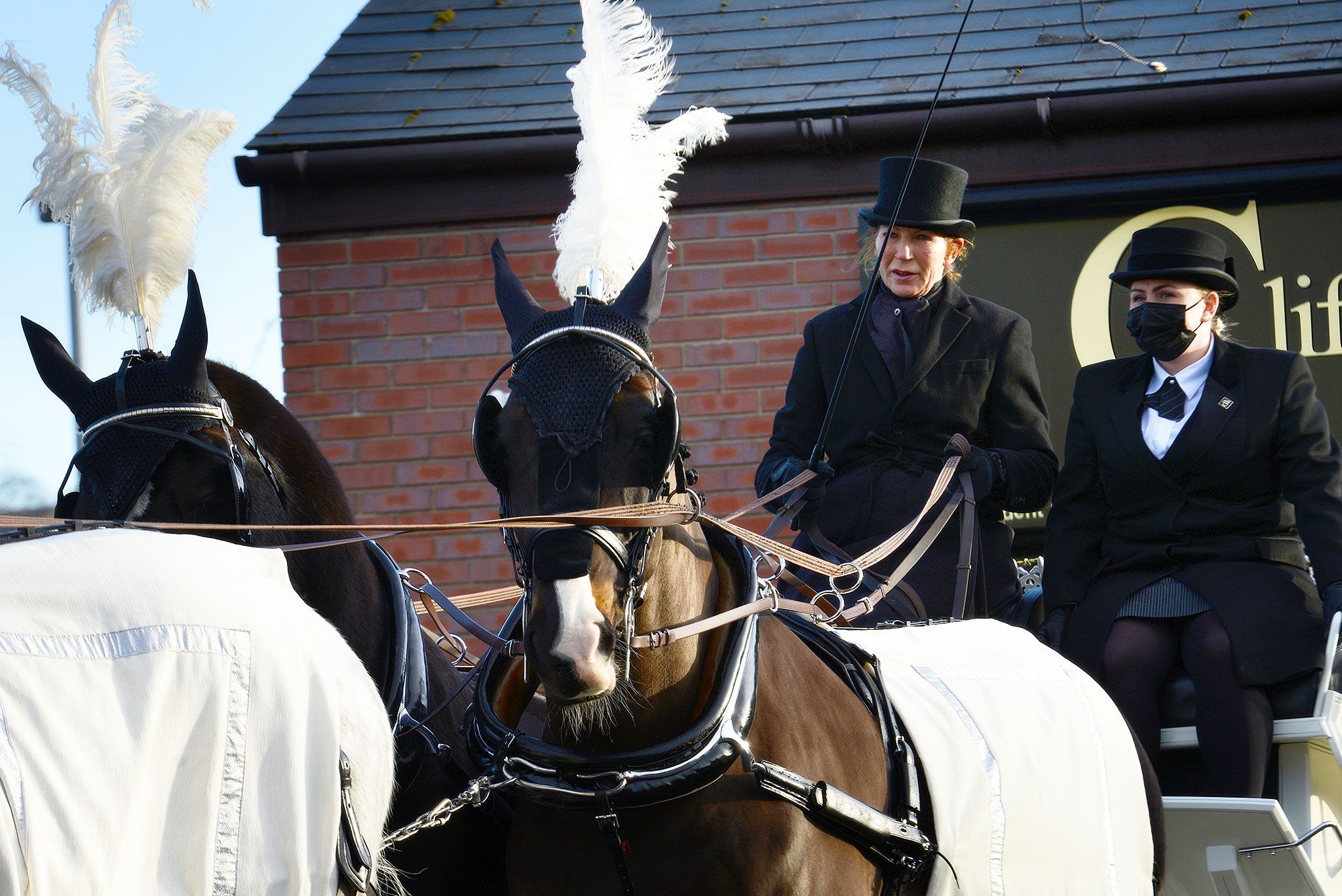 Horse Drawn Funeral Leaving Our Gainsborough Home