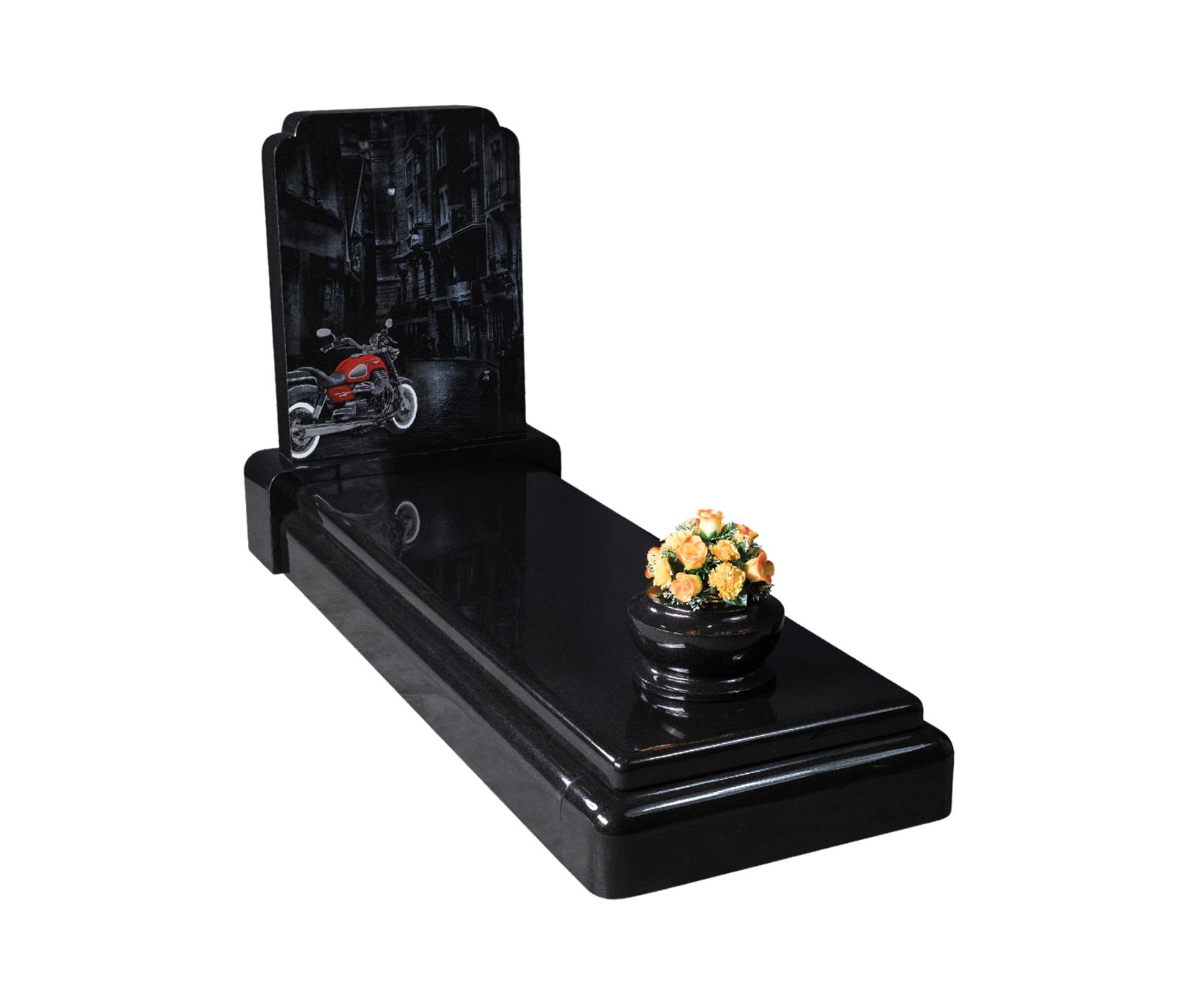 Mann Blank Granite Kerbset Memorial