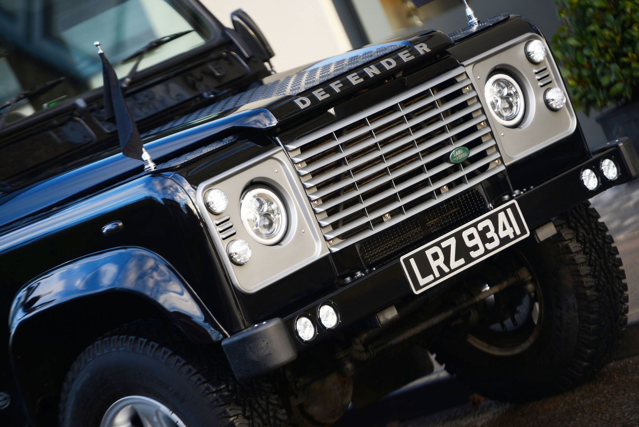 Land Rover Defender Hearse at Our Saxilby Funeral Home