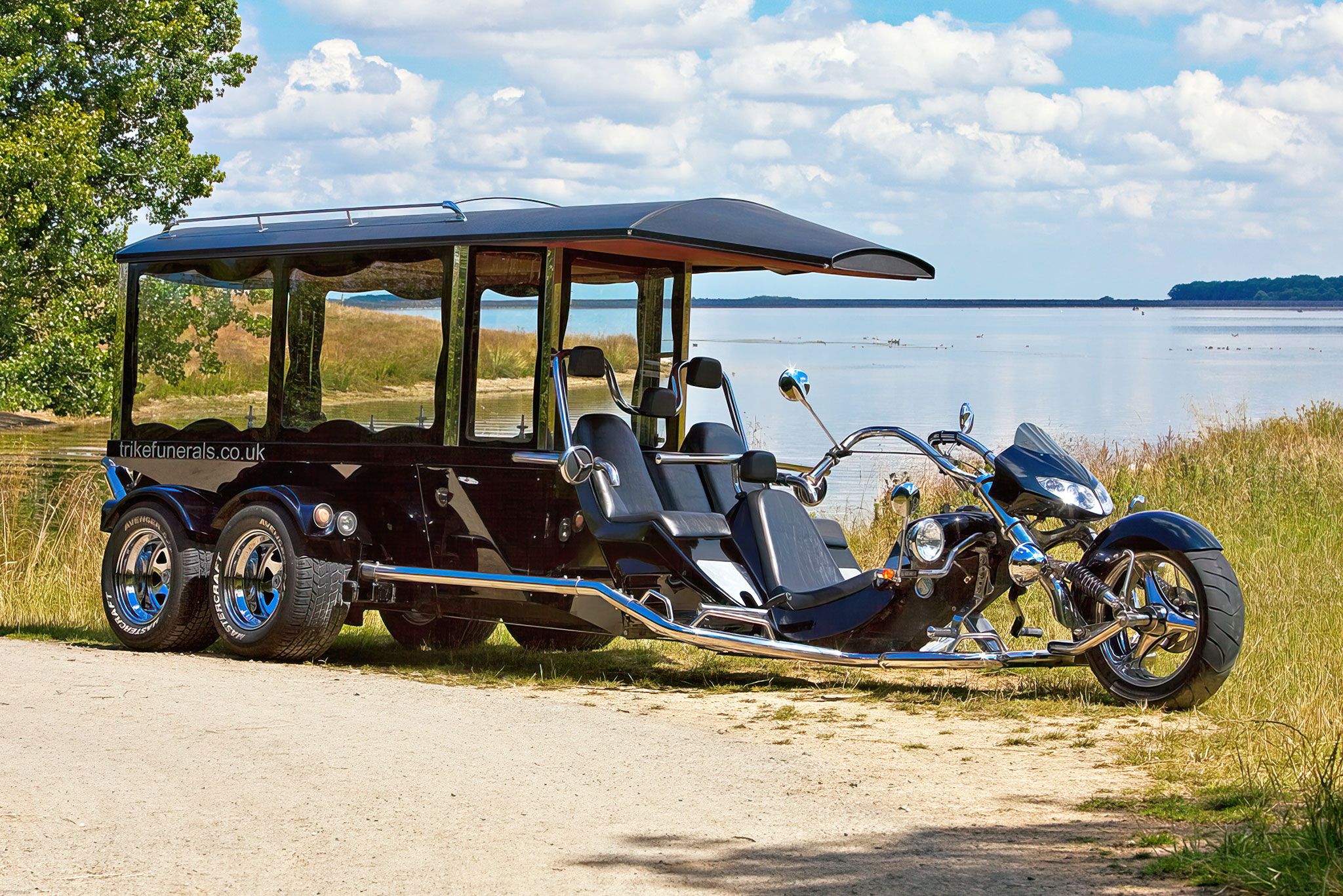  ​​Britain's first Full Length Hearse for Trike Enthusiasts