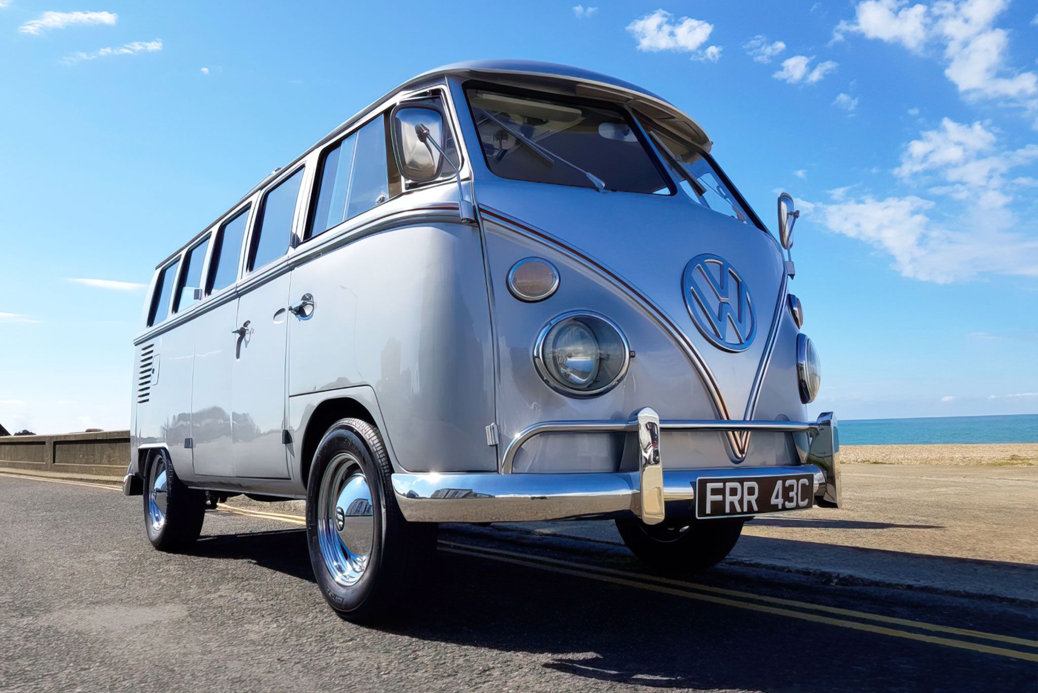 1965 Volkswagen Camper Funeral Hearse in Silver