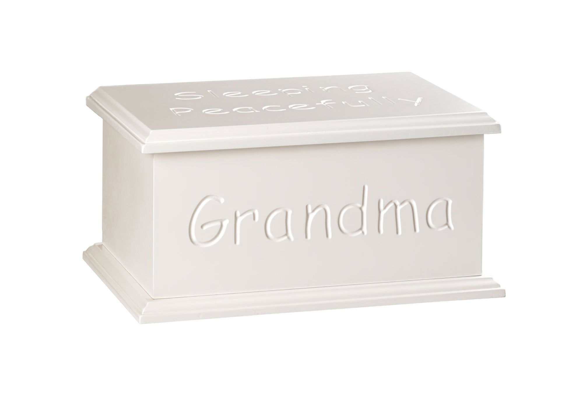 Artiste White Ashes Casket